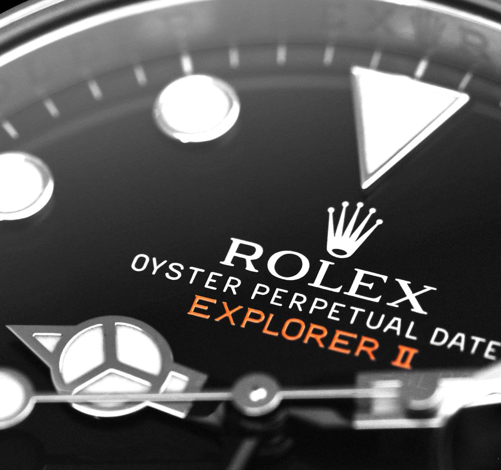 Rolex Explorer II Automatic Black Dial Metal Belt Men's Watch