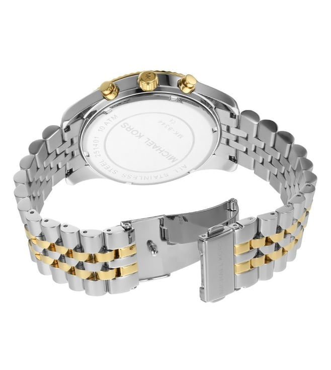 Michael kors 8603 Lexington Silver Dial Chronograph Watch for Men's