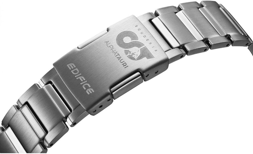 Casio Edifice 900 Chronograph Twotone Dial Metal Belt Men's Watch