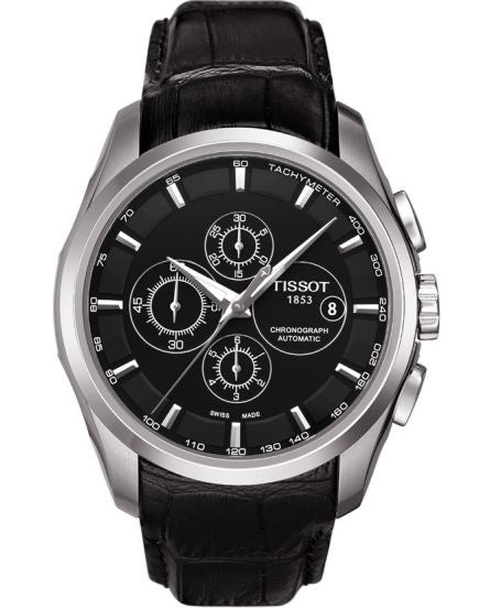 Tissot 1853 Chronograph Black Dial Leather Belt Men’s Watch