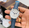 Ta-g Heu-er Calibre 1887 Heritage Blue Leather Belt Men's Watch