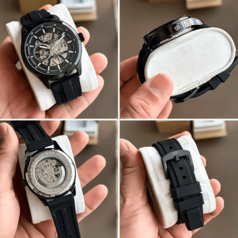 Tommy Hilfiger Automatic Silicon Belt Men's Watch