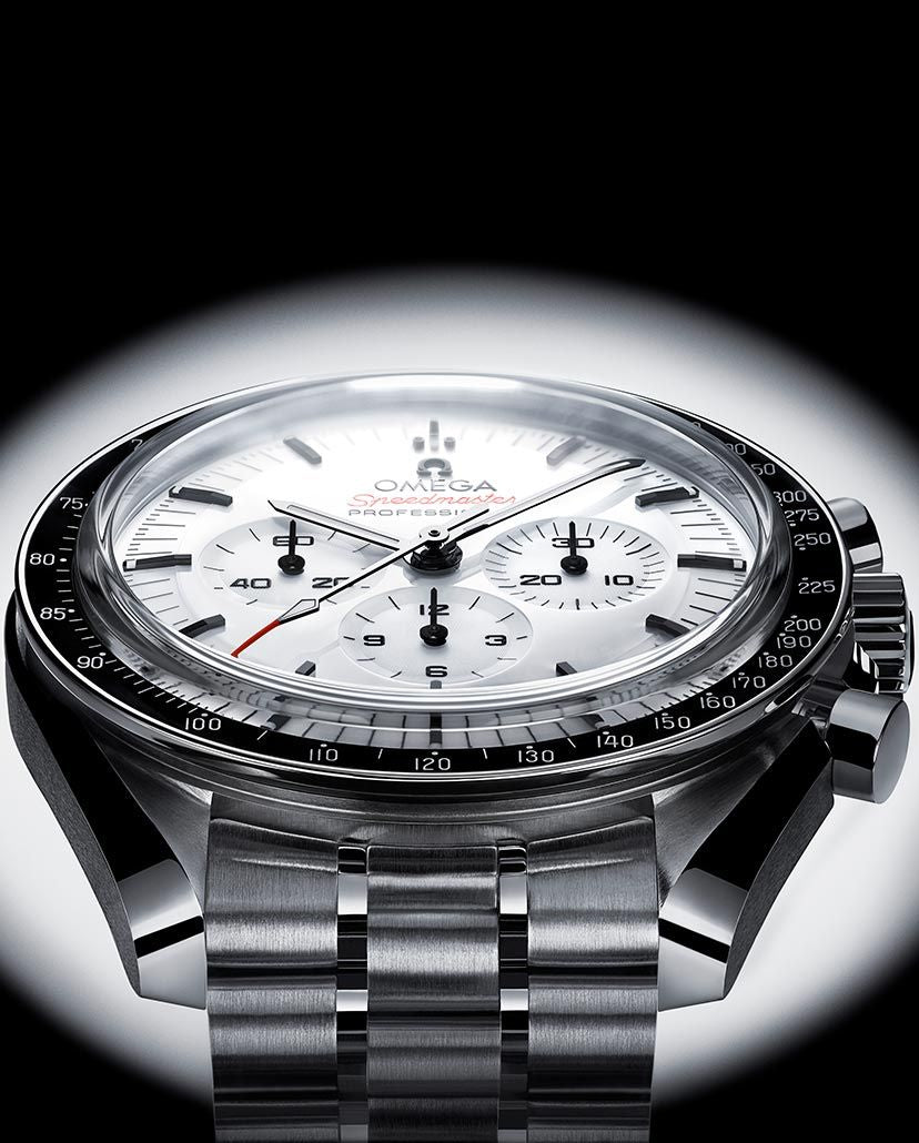 Omega Speedmaster Moonwatch Professional Chronograph White Dial Men's Watch