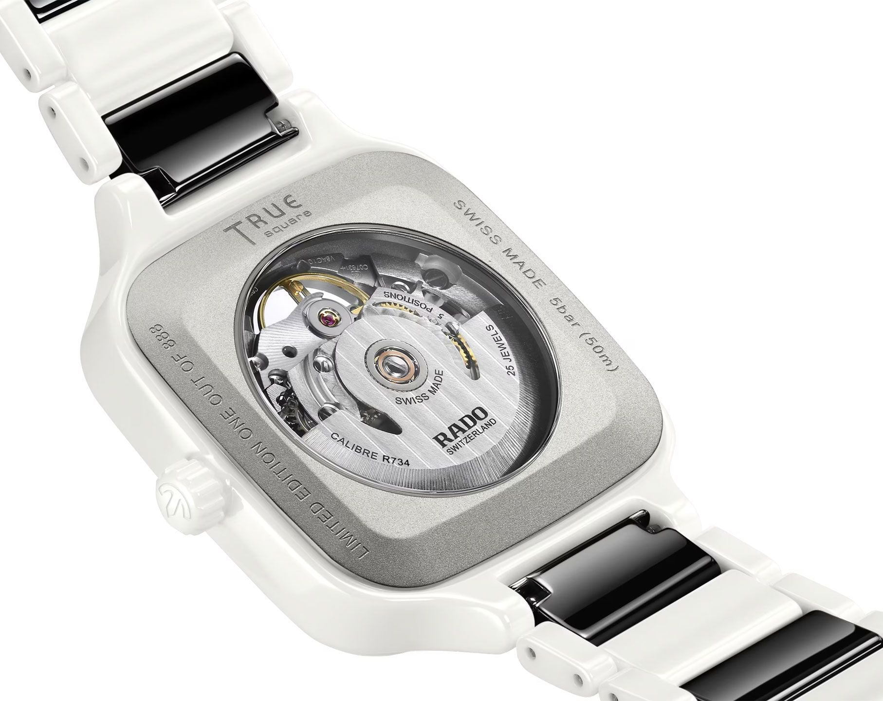 Rado True Square Automatic Open Heart Diamonds Limited Edition Men's Watch