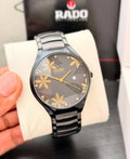Rado True Thinline Flower Design Metal Belt Quartz Men's Watch