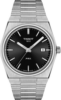 Tissot PRX Black Dial Quartz Metal Belt Men's Watch