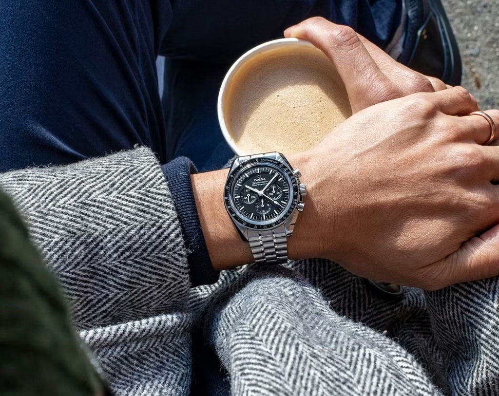 Omega Speedmaster Moonwatch Professional Chronograph Black Dial Men's Watch