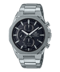 Casio Edifice Chronograph Black Dial Metal Belt Watch For Men's