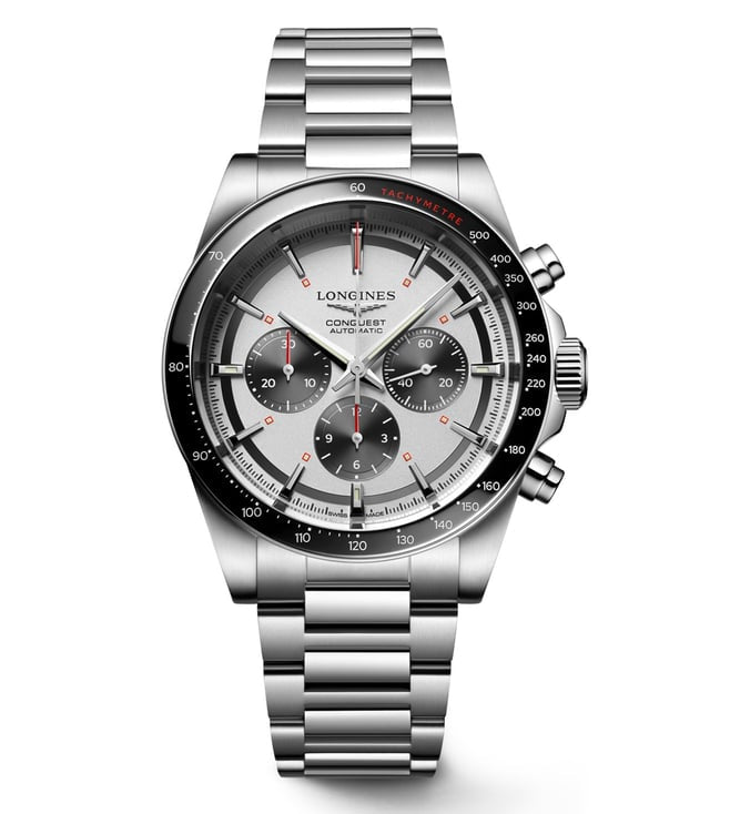 Longines Conquest Chronograph L38354726 White Dial Men's Watch