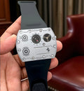 Richard Mille RM UP-01 Ferrari Ultraflat Titanium Silver Dial Men's Watch
