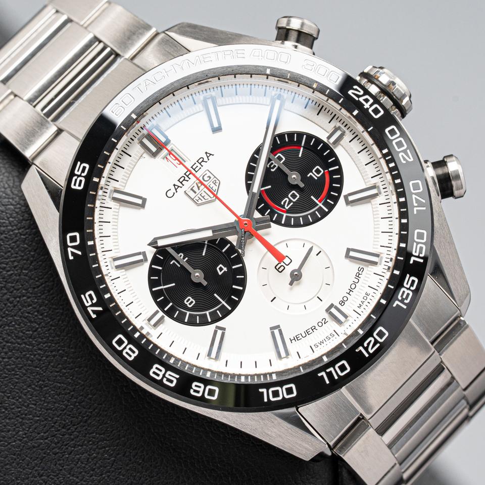 Tag Heuer Carrera 160 Years Special Edition Chronograph Blue Dial Metal Belt Men's Watch