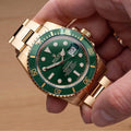 Rolex Submariner Automatic Green Metal Belt Men's Watch