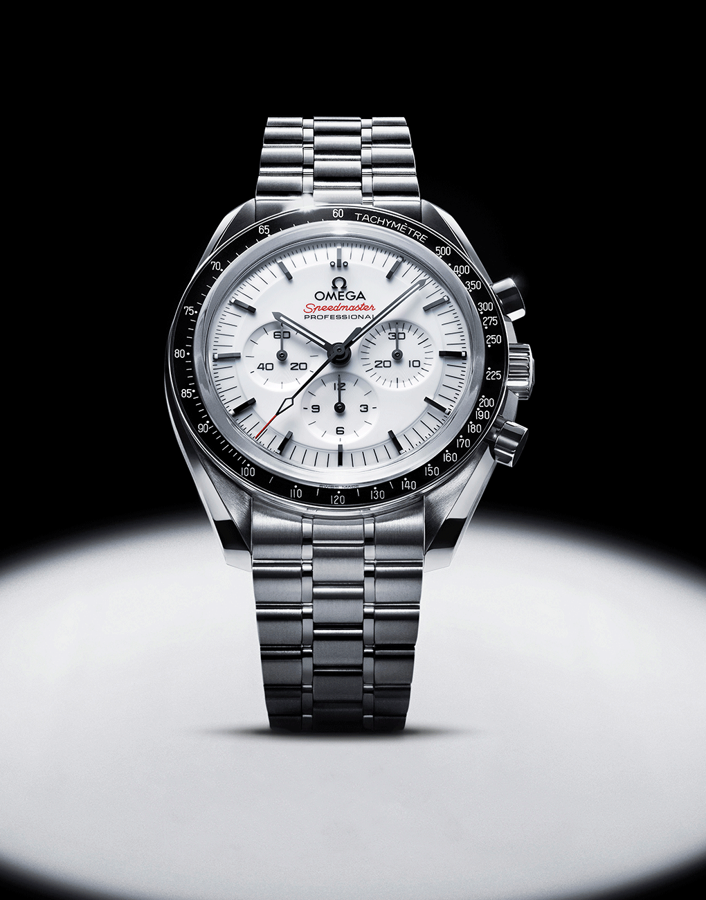 Omega Speedmaster Moonwatch Professional Chronograph White Dial Men's Watch
