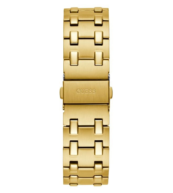 Guess Green Round Dial Analog Metal Belt Men's Watch