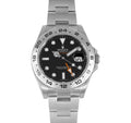 Rolex Explorer II Automatic Black Dial Metal Belt Men's Watch