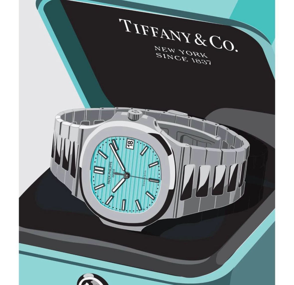 Patek Philippe Sky Blue Silver Metal Men's Watch