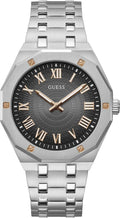 Guess Grey Round Dial Analog Metal Belt Men's Watch