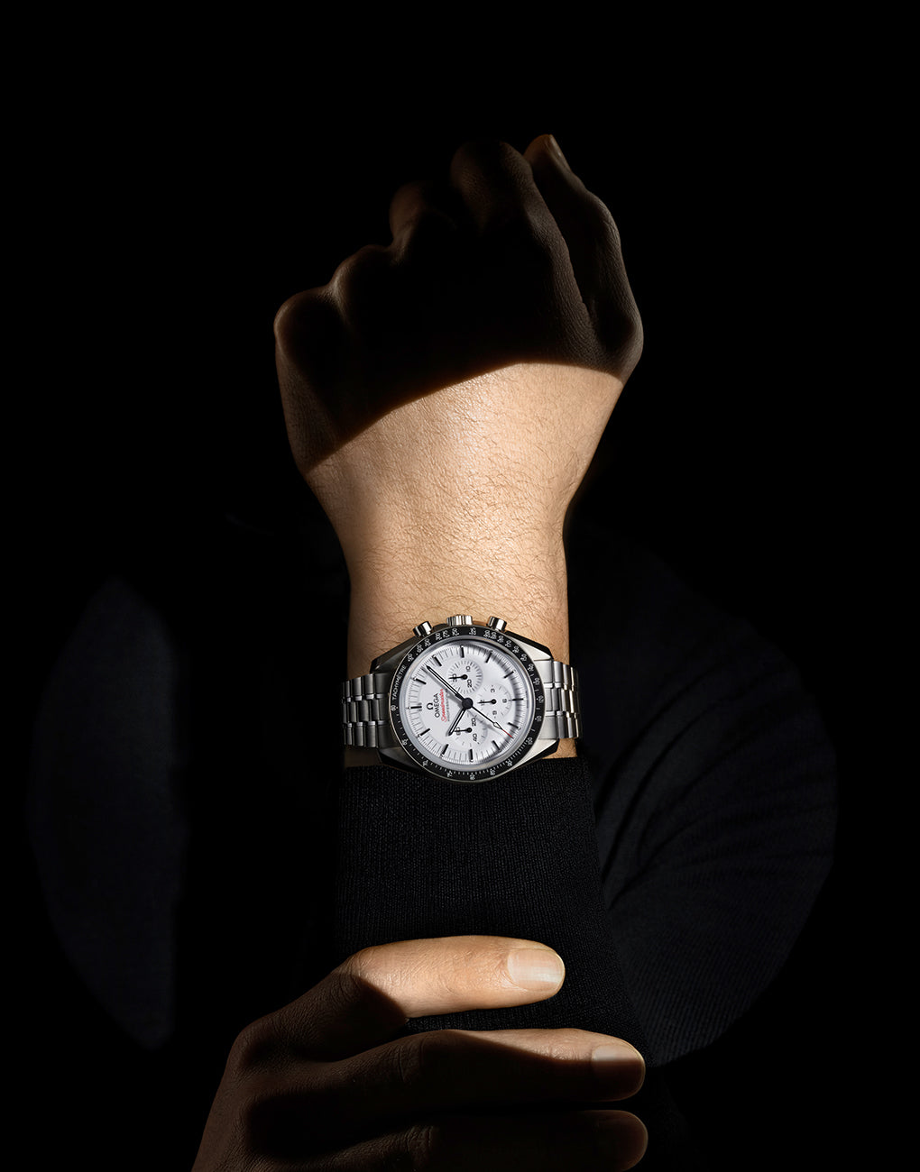 Omega Speedmaster Moonwatch Professional Chronograph White Dial Men's Watch