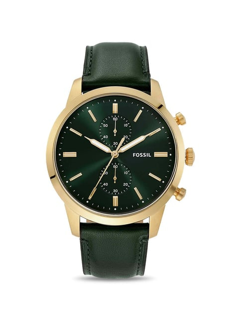 Fossil Neutra Chronograph Green Leather Men's Watch
