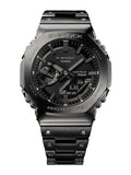G-Shock Dial Black Ip Solid Band Analog-Digital Metal Belt Watch - For Men G1271 (GM-B2100BD-1ADR)