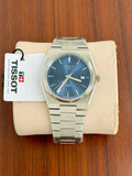 Tissot PRX Blue Dial Quartz Metal Belt Men's Watch