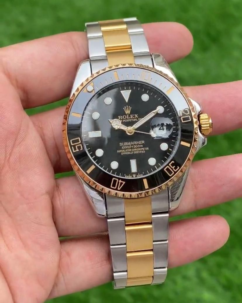 Rolex Submariner Automatic Black Metal Belt Men's Watch