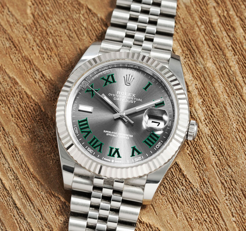Rolex Datejust Oyster Perpetual Automatic Grey Dial Silver Metal Belt Watch For Men's