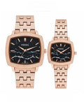 Fossil Nick Jonas Black Dial Couple Watch