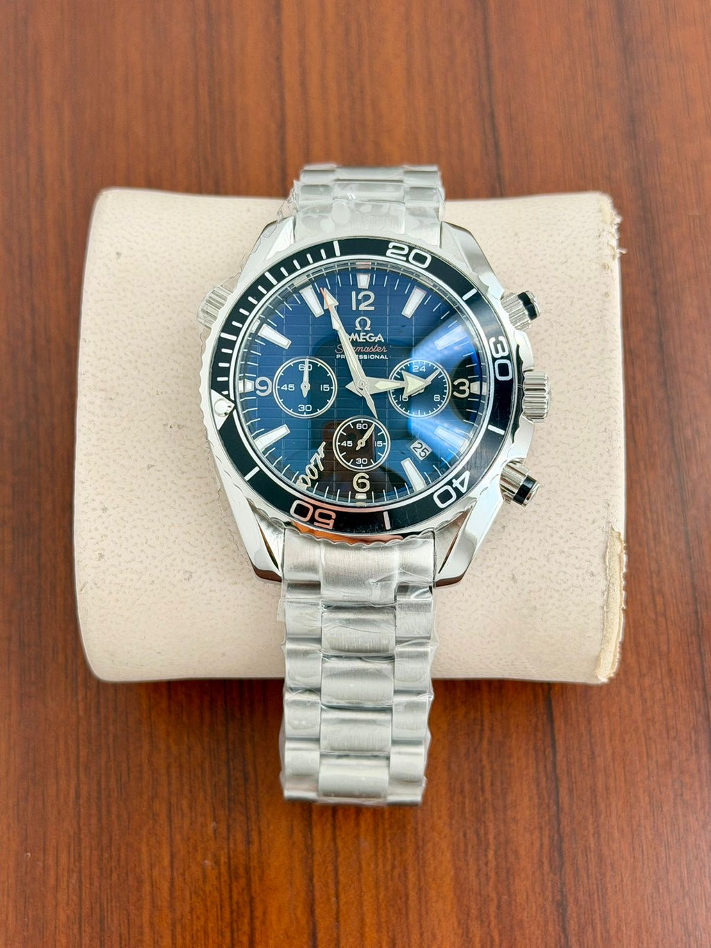 Omega Seamaster Planet Ocean Chronograph Black Dial Men's Watch