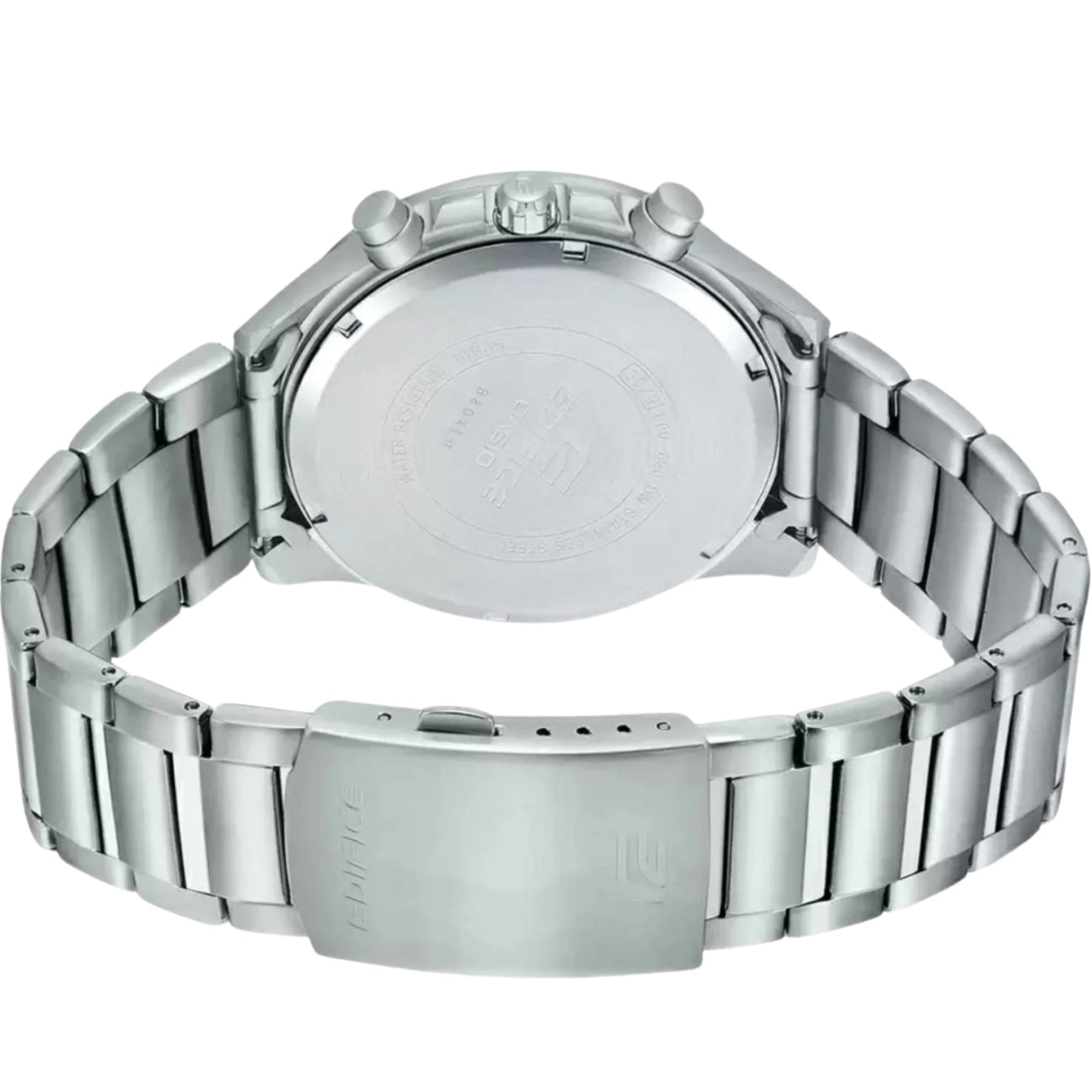 Casio Edifice Blue Chronograph Analog Metal Belt Men's Watch