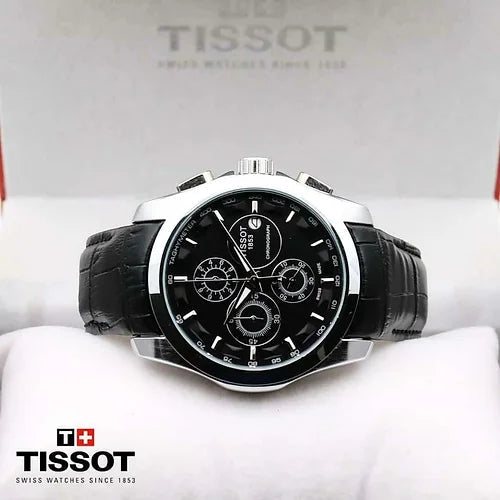 Tissot 1853 Chronograph Black Dial Leather Belt Men’s Watch