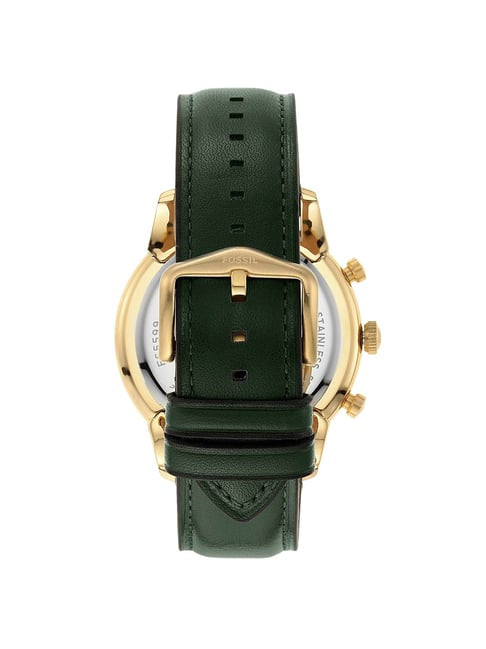 Fossil Neutra Chronograph Green Leather Men's Watch