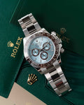 Rolex Automatic Brown And Silver Dial Analog Chronograph Round Men's Watch