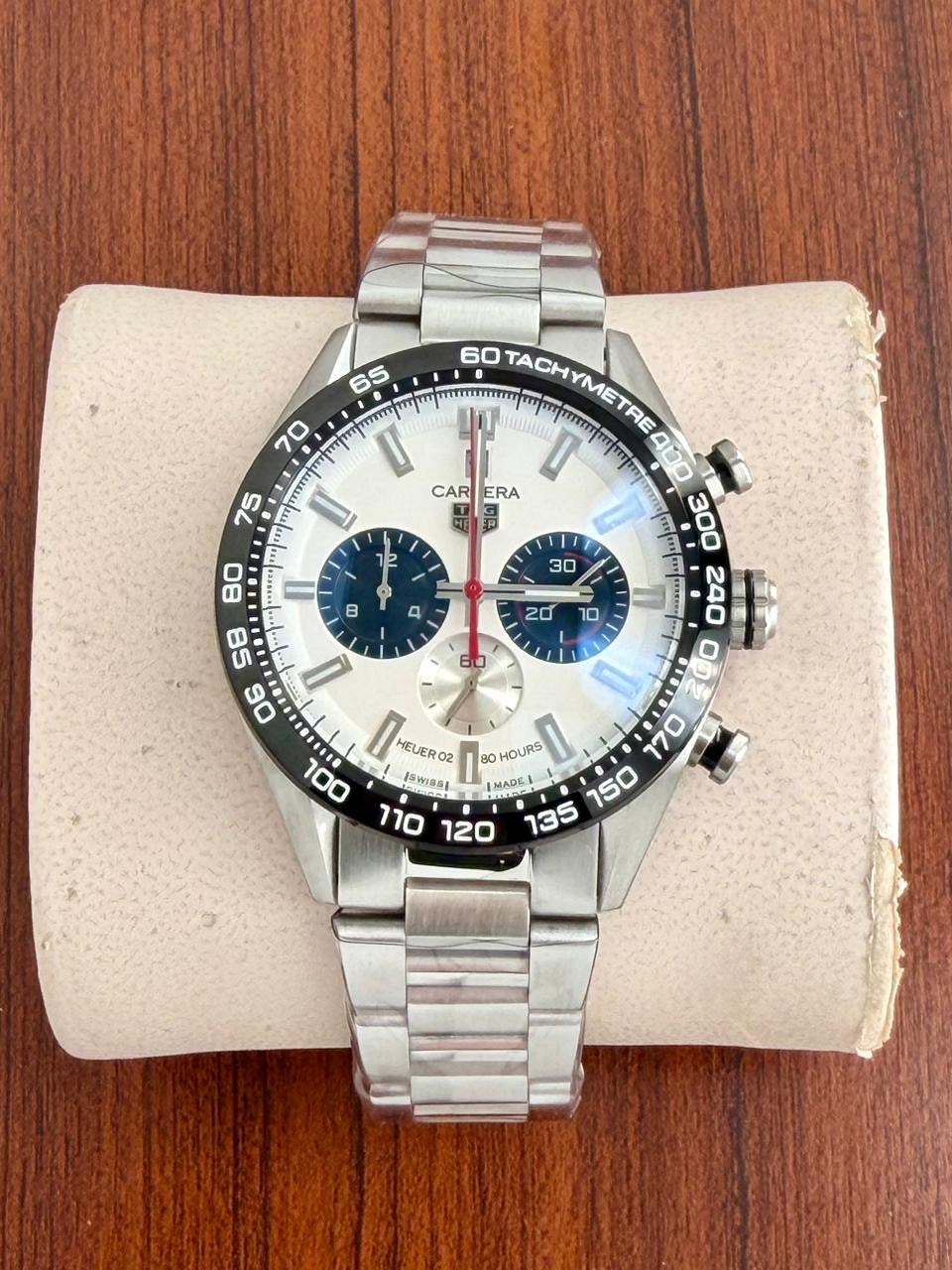 Tag Heuer Carrera 160 Years Special Edition Chronograph Blue Dial Metal Belt Men's Watch