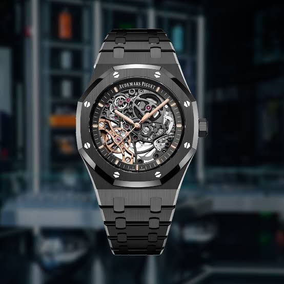 Audemars Piguet Royal Oak Double Balance Wheel Skeleton Black Automatic Men's Watch