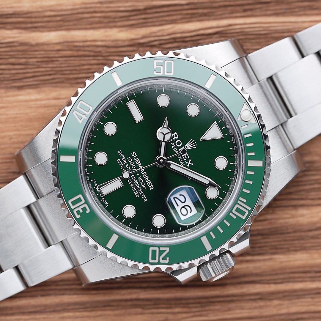 Rolex Submariner Automatic Green Men's Watch