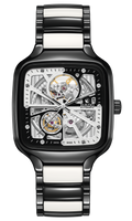 Rado Square Automatic Open Heart Black And White Limited Edition Men's Watch