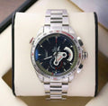 Tag Heuer Carrera Calibre 36 Chronograph Black Dial Metal Belt Men's Watch
