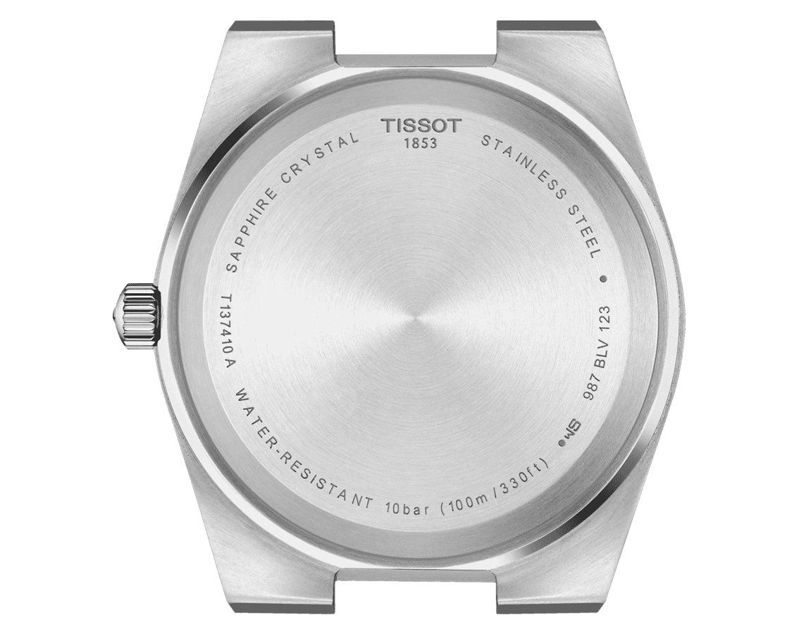 Tissot PRX Black Dial Quartz Metal Belt Men's Watch