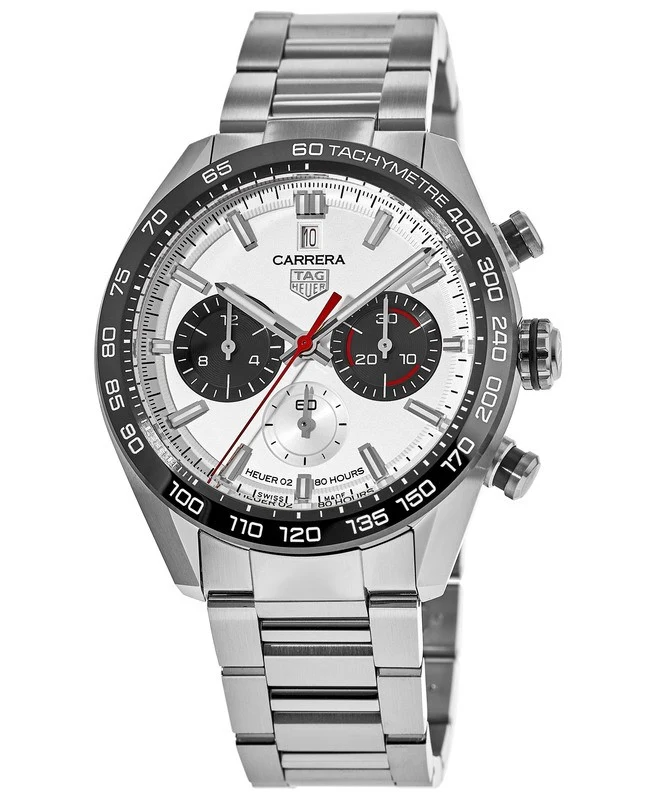 Tag Heuer Carrera 160 Years Special Edition Chronograph Blue Dial Metal Belt Men's Watch