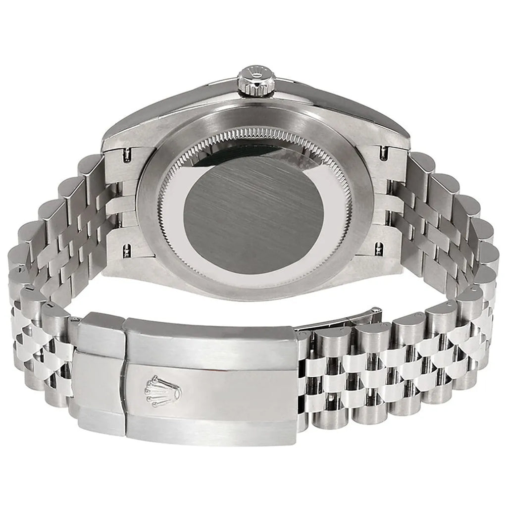 Rolex Datejust Automatic Blue Dial Metal Belt Watch For Men's