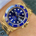 Rolex Submariner Automatic Blue Watch For Men's