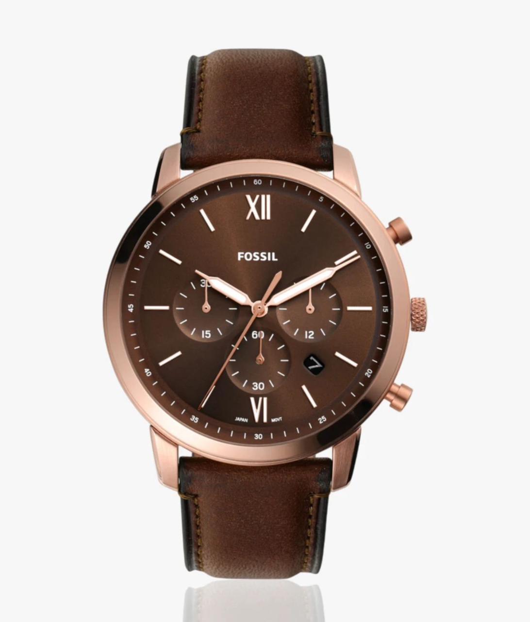 Fossil Neutra Chronograph Brown Leather Men's Watch