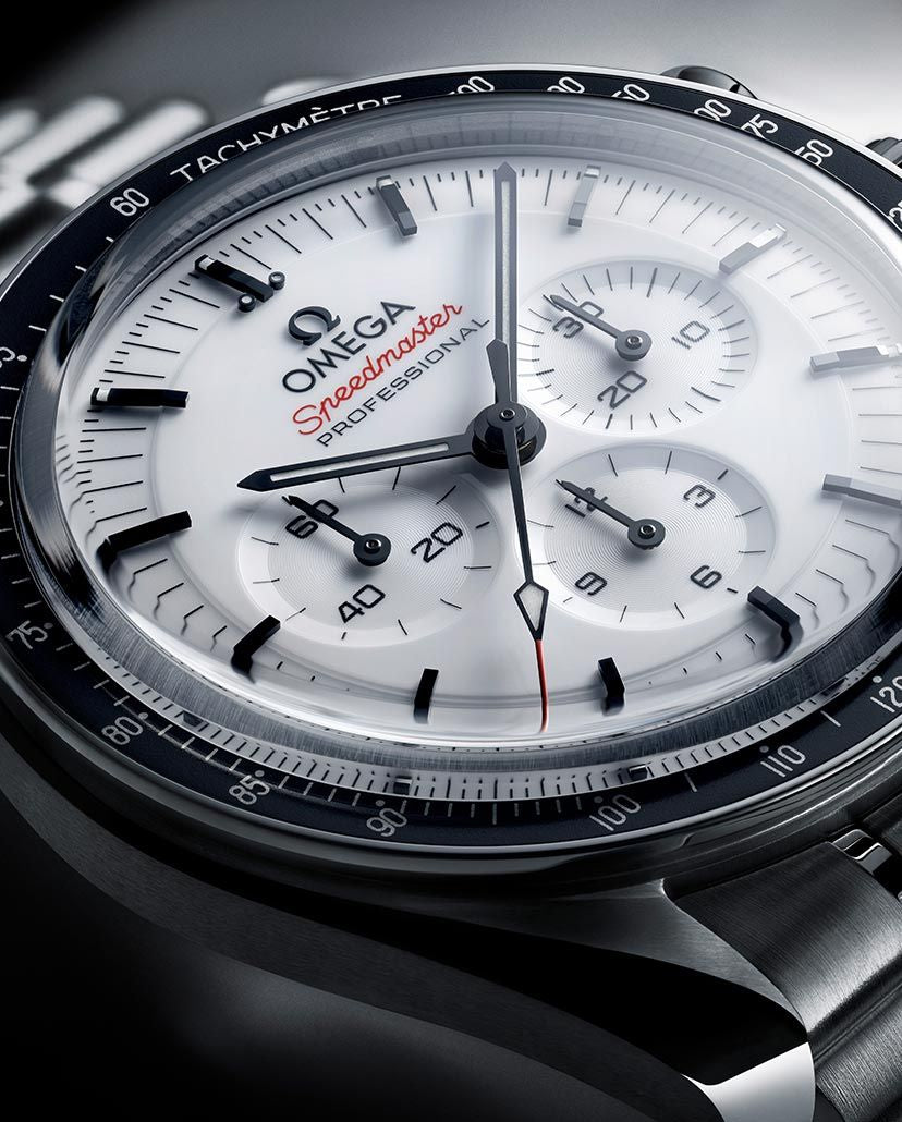 Omega Speedmaster Moonwatch Professional Chronograph White Dial Men's Watch