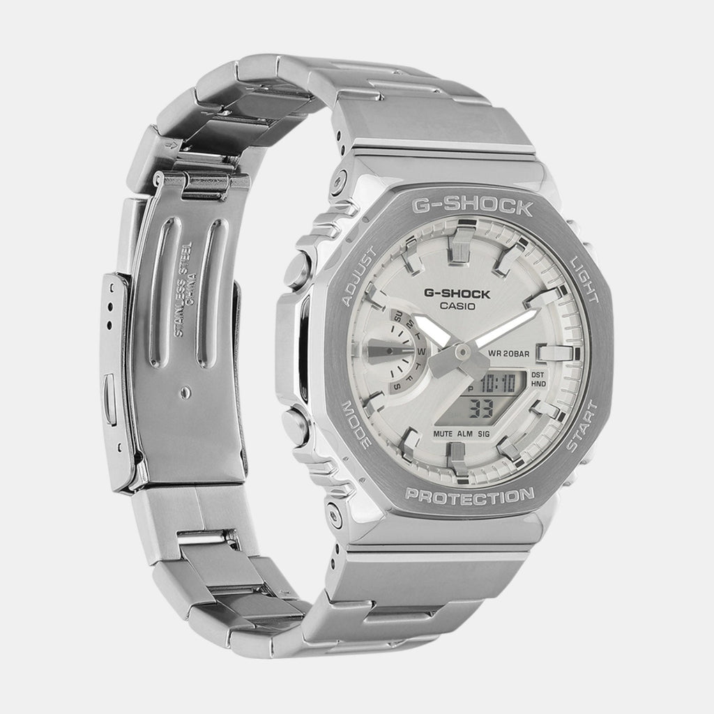 CASIO G-SHOCK GM-2100YM-8ADR - G1668 Silver Dial Men's Watch