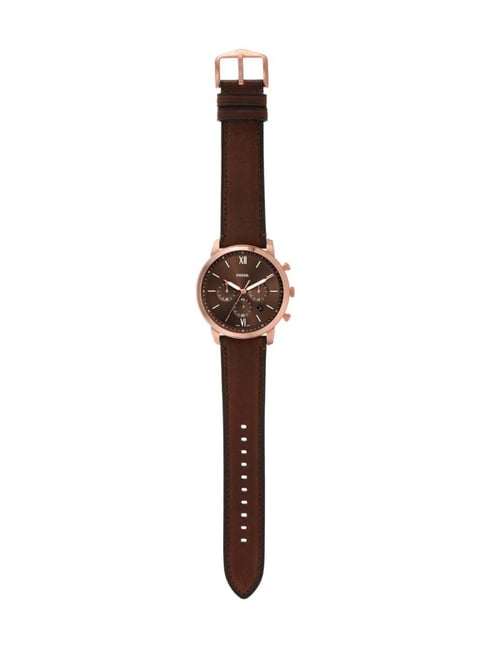 Fossil Neutra Chronograph Brown Leather Men's Watch