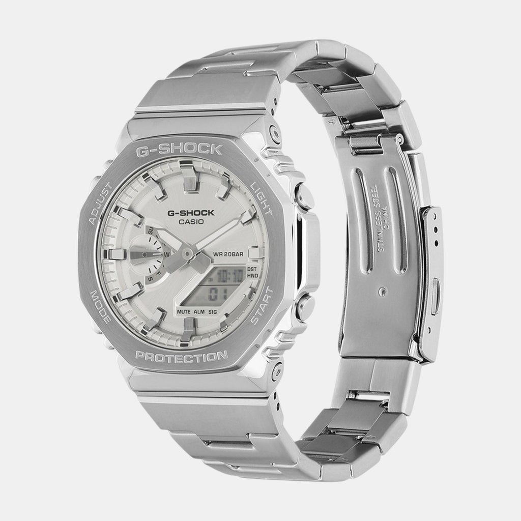 CASIO G-SHOCK GM-2100YM-8ADR - G1668 Silver Dial Men's Watch