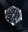 Tag Heuer Aquaracer Chronograph Black Silicon Quartz Men's Watch