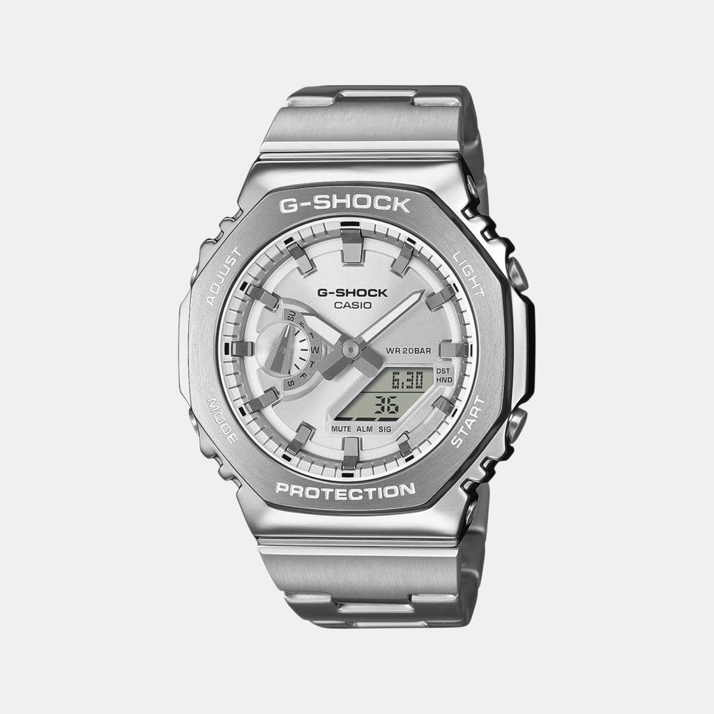 CASIO G-SHOCK GM-2100YM-8ADR - G1668 Silver Dial Men's Watch