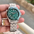 Omega Seamaster Diver 300M Green Dial Metal Belt Men's Watch